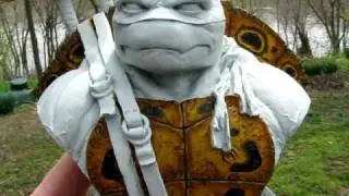 TMNT A.C. Farley Leo Bust WIP5