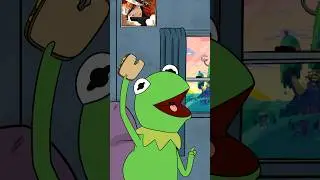 Kermit the frog stealing sandwiches #kermitthefrog #boondocks