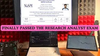 I pass the Research Analyst exam by sebi