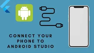 connect your phone to andriod studio | flutter