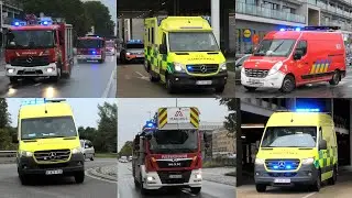 [Dag Compilatie] Vele Ziekenwagens, Politie en Brandweer met spoed In en rondom Gent