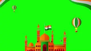 republic day green screen video 2024