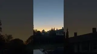 Evening sky over Burlington, VT. Where is the comet?