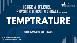 Temperature [Lecture 2] | IGCSE & O'LEVEL (0625 & 5054) Physics