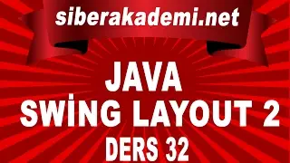 Java   Swing Layout 2 - Ders 32