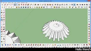 How to make Gear in SketchUp