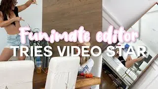 Funimate Editor tries VIDEO STAR! Trying VIDEO STAR for the FIRST time!