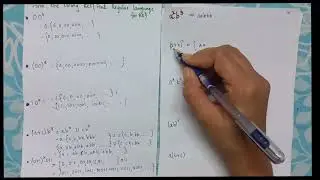 String sets from Regular Expressions in Finite automata| Regular Language