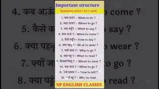 Important English words 