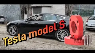 Tesla Model S установка автопроставок. Увеличиваем клиренс