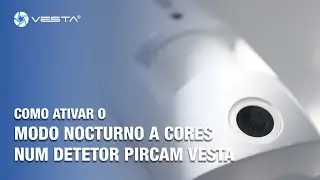 Como Ativar o Modo Nocturno a Cores num Detetor PIRCAM VESTA | By Demes