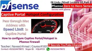Pfsense 06 Lecture 02, Part 2 Speed Limit