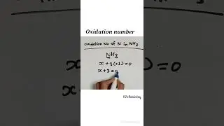 oxidation number of  N in nh3  l Oxidation state of nitrogen in ammonia  l