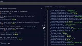 VSCode demo using settings