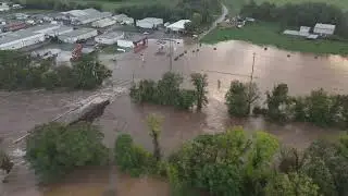 Hurricane Helene Flooding in Salem, Virginia  September 27, 2024