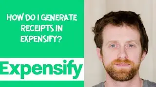 How do I generate receipts in Expensify?