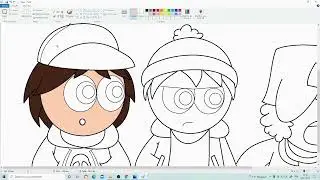 South park speed drawing (Captain Mat)