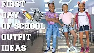 First Day Of School Outfit Ideas 2018. Back To School Look book.