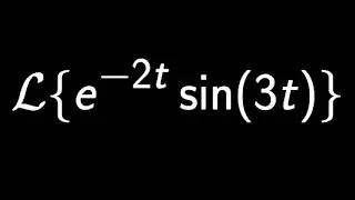 Example: Find the Laplace transform of the given function | Laplace transform