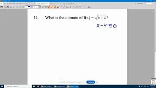 Algebra 2 RQ Ch. 1-2 Lookalike #14