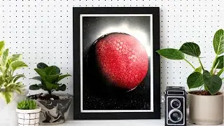 How to spray paint a planet