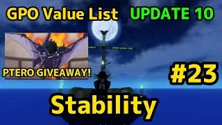 NEW GPO VALUE LIST UPDATE 10 #23 STABILITY