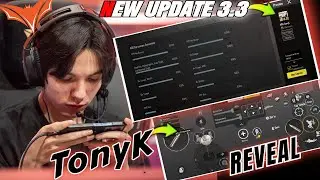 UPDATE 3.3 | VPE TONYK SENSITIVITY | TONYK SENSITIVITY CODE | TONYK CONTROL CODE | BGMI |PUBG MOBILE