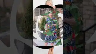 Платья с цветочным принтом лета-осени для женщин 55+/Floral print dresses for women 55+#styleover60