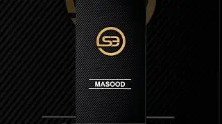Masood Name logo design 