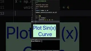 Python Tutorial: Plot a Sine Wave with 3 Lines of Code