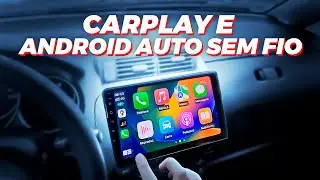 Instalei a FAMOSA multimídia com CARPLAY e ANDROID AUTO SEM FIO no carro do meu amigo!