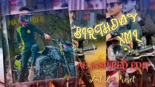BIRTHDAY XML 🎂 AE INSPIRED ALIGHT MOTION BADASS EDIT XML PRESET FILE #xml