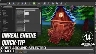 Unreal Engine Orbit Around Selection in Viewport