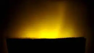 Firelight - masked by a piece of foil (10:1 speed)