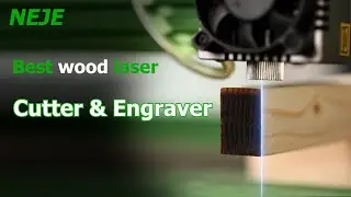 NEJE Max4 V2 |Best Wood Laser Cutter & Engraver |20mm Pinewood Cutting Test |Unleash Your Creativity