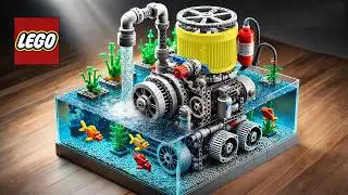 I Built A Giant Lego Water Pump For My Fish 🐠 Lego Auto Tech