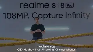 realme 8 Pro | CEO Madhav Sheth Unboxing 108 smartphones