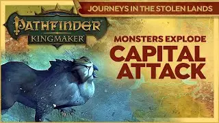 COMICALLY HUGE OWLBEAR Attacks Tuskdale | Pathfinder Kingmaker | Journeys In The Stolen Lands