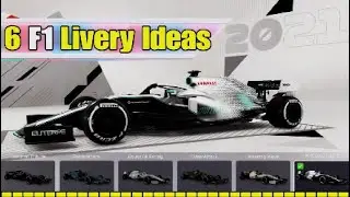 6 Original F1 2021 Livery Ideas - for MyTeam or Multiplayer (part 8)