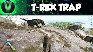 T-REX TRAP | Ark Survival Evolved |The Island PVP