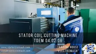 Stator Coil Cutting Machine TDEM 04.02.06 (dir@tdelectromash.com www.tdelectromash.com)