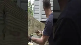 DIY deck building tips: How to check that the end joists are perpendicular to the ledger board