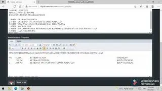 DIGITAL CUE SHEET EVENT MANAGEMENT SYSTEM- FINAL YEAR PROJECT  PRESENTATION FINAL DEMO SYSTEM