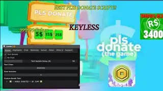 [BEST, KEYLESS] PLS DONATE SCRIPT, BEST AUTOFARM, ANTI AFK, AUTOBEG, AUTOMESSAGE, AUTOSERVERHOP MORE