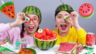 ไอศกรีมเจลลี่แตงโม มุกบัง DONA Mukbang