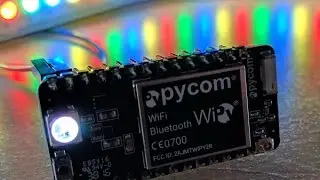 Christmas Lights using WS2812b and Wipy 2.0/3.0