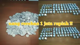 Uang recehan 1 juta rupiah !!!