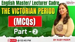 Master Cadre English | The Victorian Period | MCQ #2 | By Ruby Bansal Ma'am