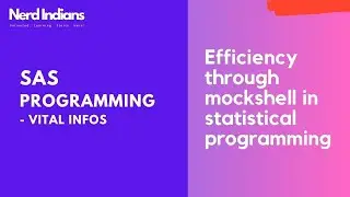 Efficiency through mockshell in statistical programming: SAS Programming
