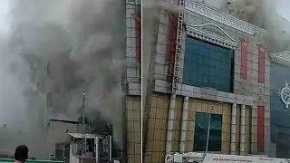 Fire in Chennai Silks still rages on